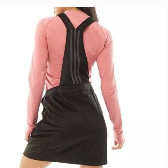 NWT Adidas Black Corduroy Overalls Dress (Size S) - Picture 3 of 8